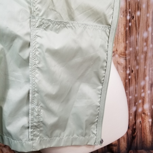 32 Degrees Cool Athletic Green Women M Windbreaker Activewear Zip-Up Rain Jacket - Picture 11 of 14